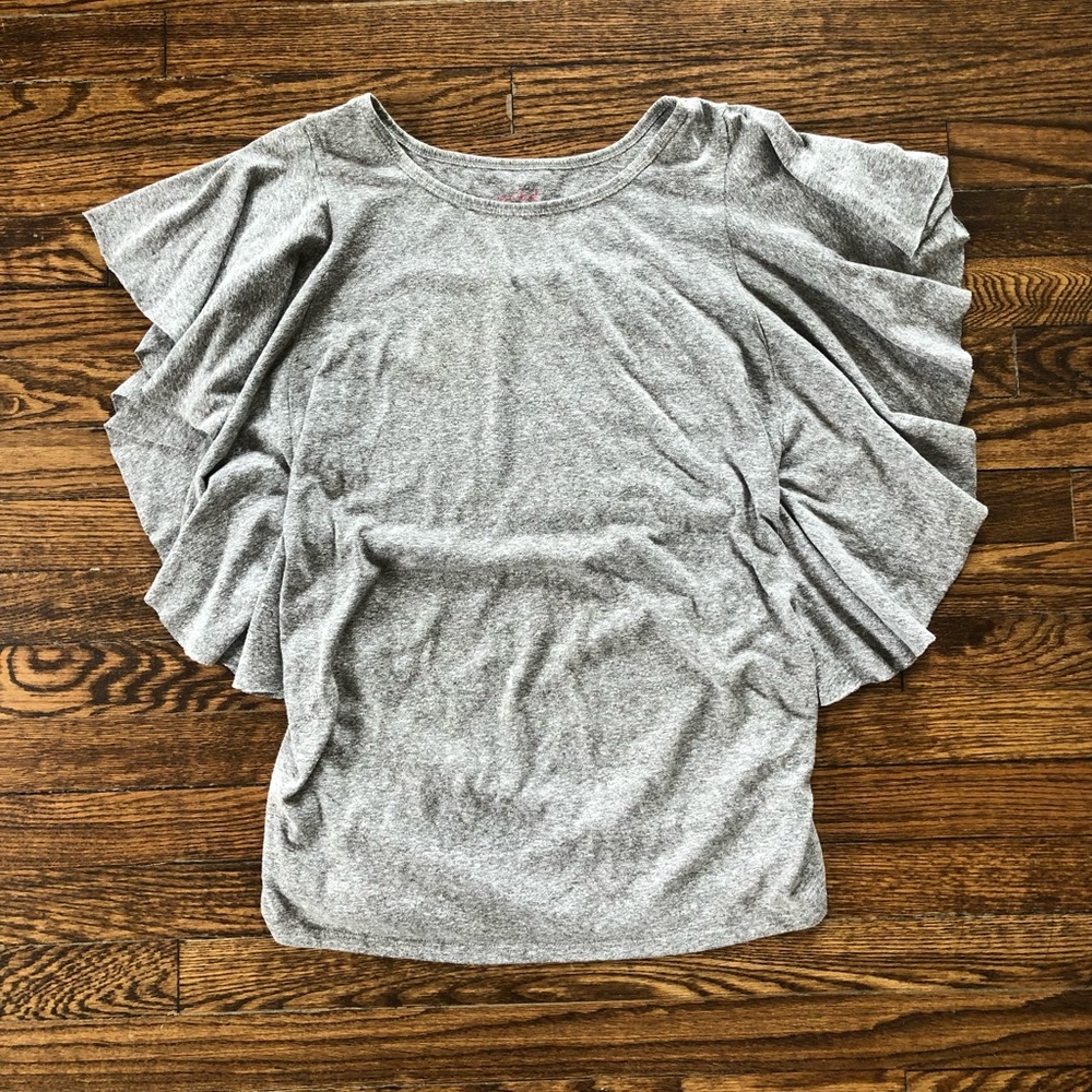 Isabel maternity flutter sleeve top, size small